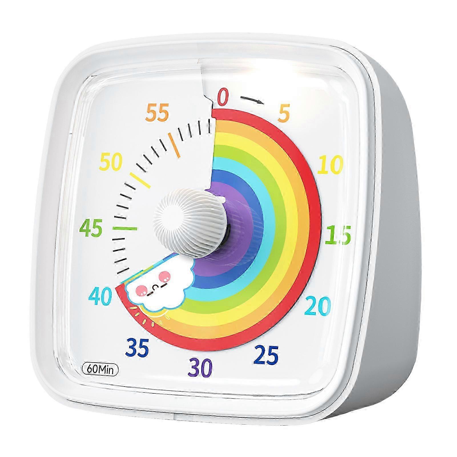Effective Visual Timer for Kids 60 Minute Countdown Timer with Night Light Accurate-Time Management Tool