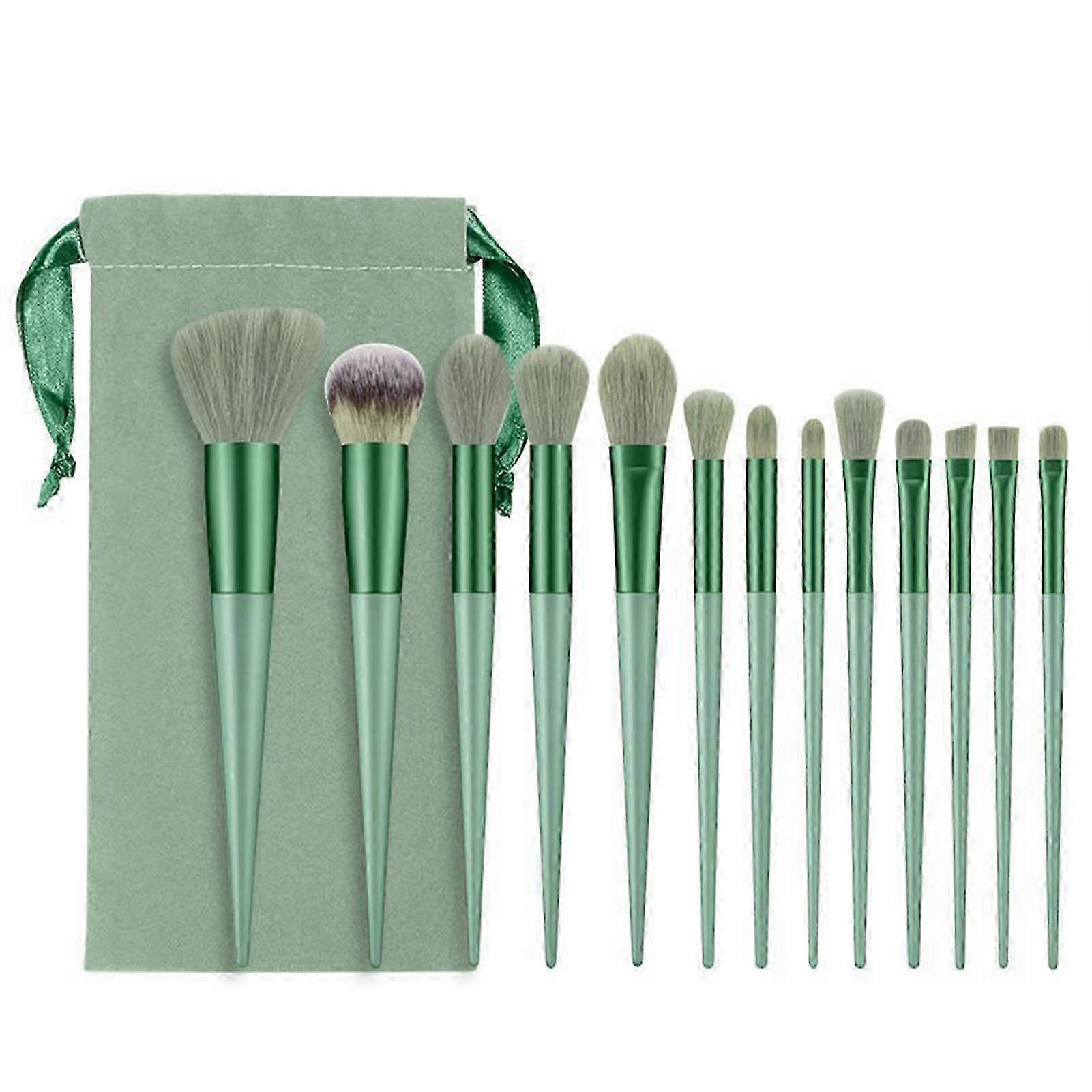 Soft Dense Synthetic Makeup Brush Set