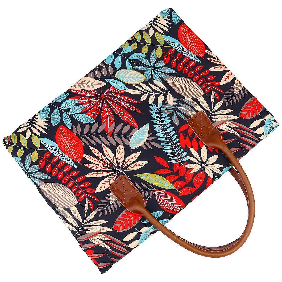 Notebook Handbag Durable Canvas Protective Pouch for Storage Laptop Case