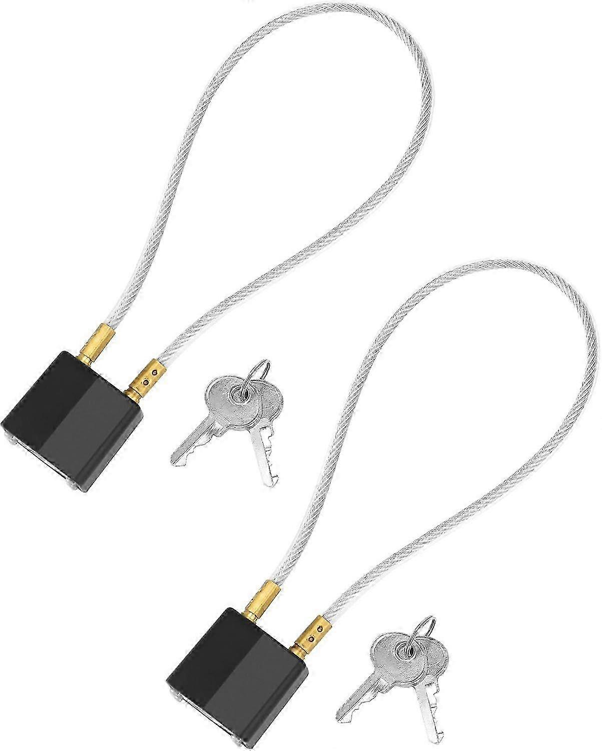 2-Piece Keyed Helmet Security Lock