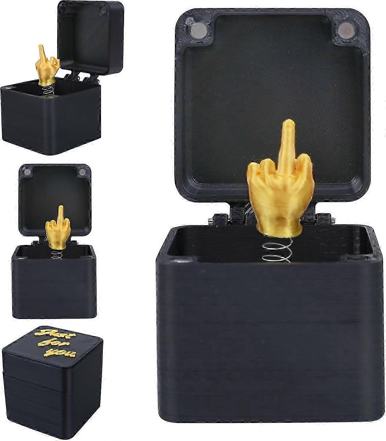Sturdy Plastic Middle Finger Surprise Box