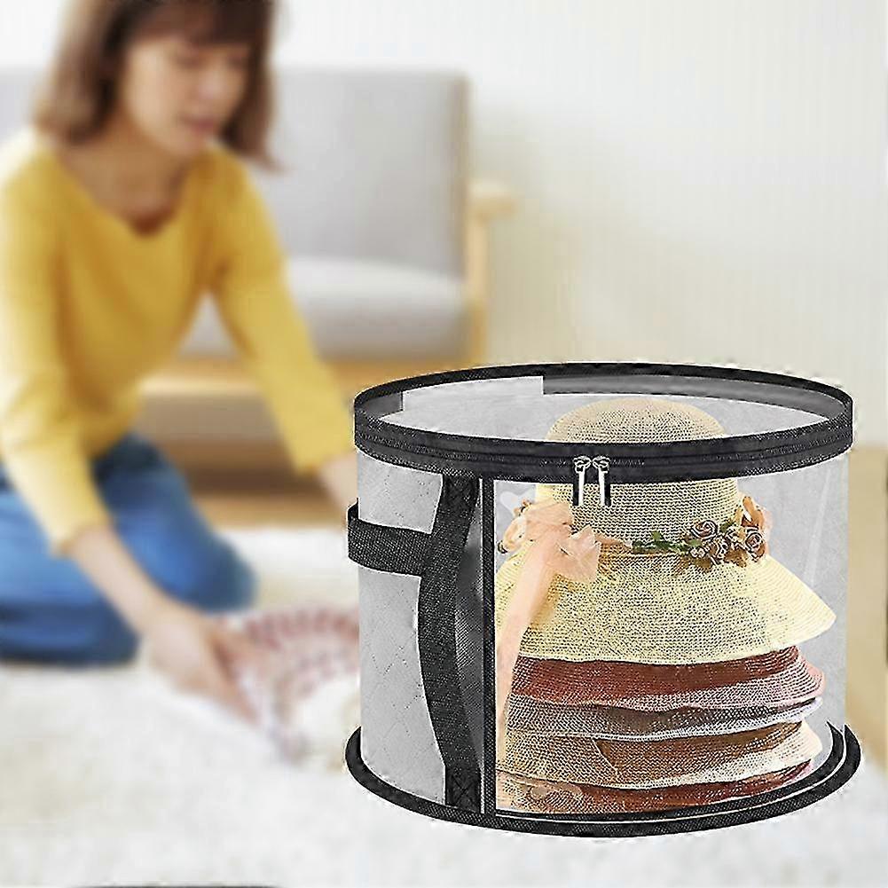 Large Foldable Breathable Hat Storage Bucket
