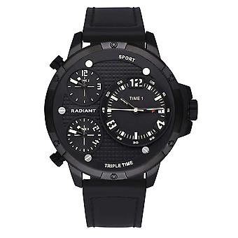 Radiant Papy Quartz Analog Herrenuhr mit Cowskin Armband RA551601