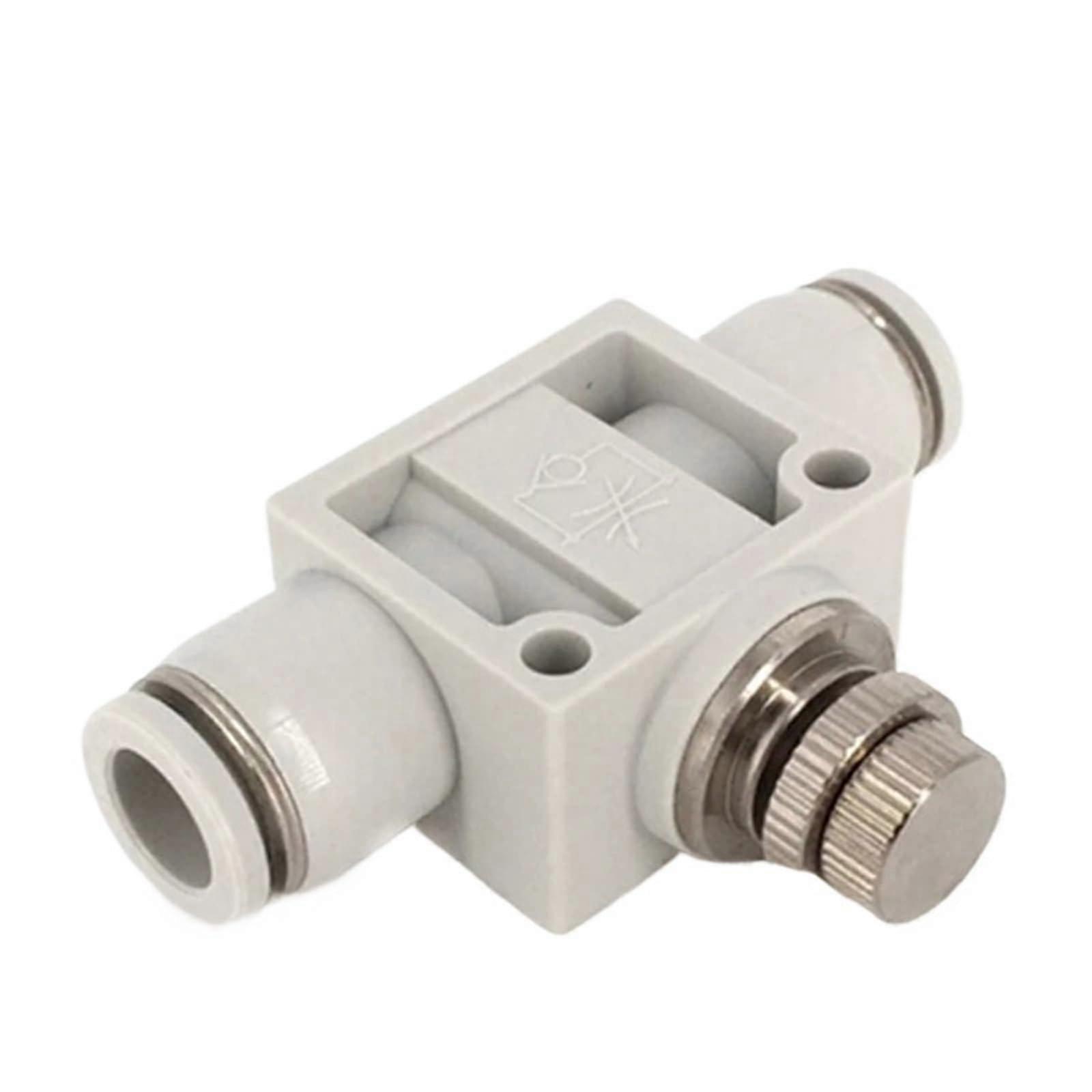 Pneumatic Speed Controller PSA10 Adjustable Air Flow Control Valve Precise Inline Fitting for Actuators