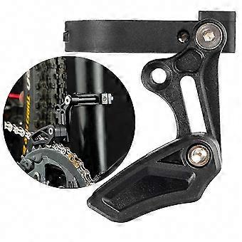 Bicycle Chain Protector, Aluminium Alloy Single Disc Chain Guide & Adjustable Tensioner, Lightweight for Road Bike & MTB