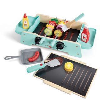 Hape Sizzling Griddle and Grill BBQ Toy Ages 2+ 35.6 x 20.4 x 8.8cm Role Play