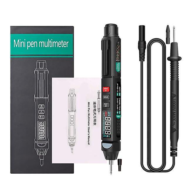 Aneng A3008 Pen Multimeter 6000 Counts Digital Multimeter Meter Tester With Lcd Backlight Flashlight Ncv Auto-off For Voltage