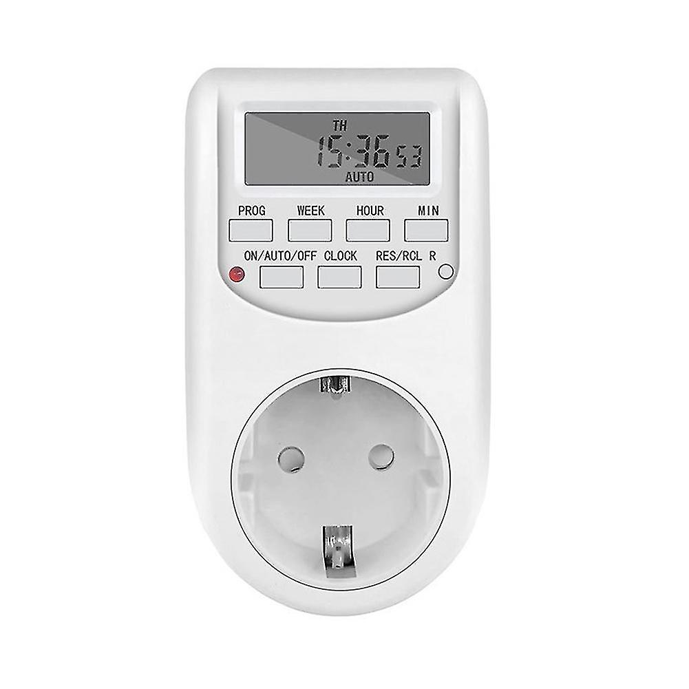 Electric Digital Socket With R Socket R Plug Weekly Programmable Eu Plug