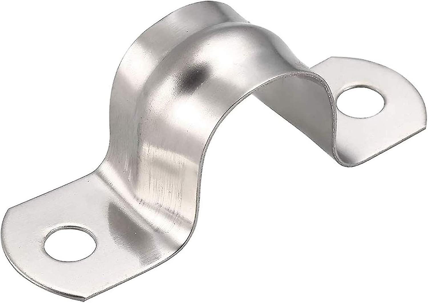 30 stk 20mm U rør 304 rørklemme i rustfrit stål U-formet rørklemme