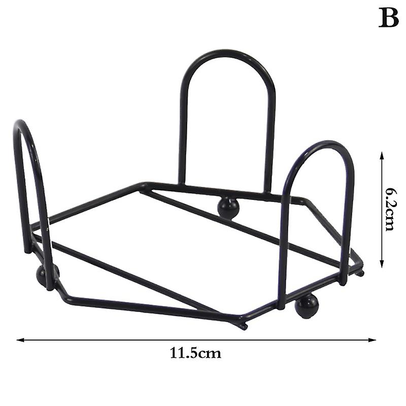 Wrought Iron Coaster Holder Storage Rack Kitchen Tabletop Organizer Holder