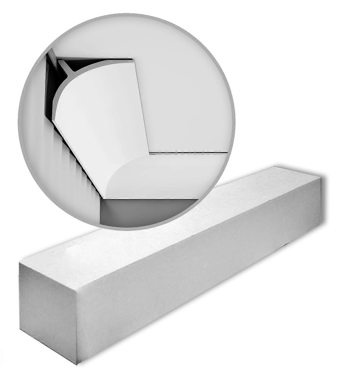 Orac Decor 6 x Crown mouldings C991-box ULF MORITZ Purotouch® white pre-primed usable to hide a curtain rod