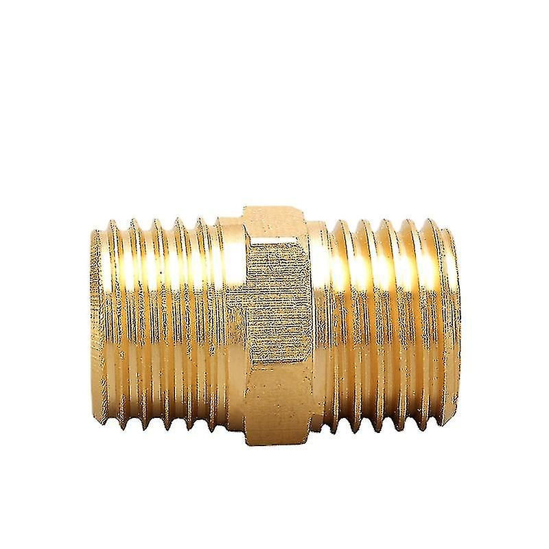 1/8 Quot; 1/4 Quot; 3/8 Quot; 1/2 Quot; 3/4 Quot; 1 Quot; Bsp Male Brass Pipe Equal Reducing Hex Nipple Fitting Adapters Connector Water Home Garden