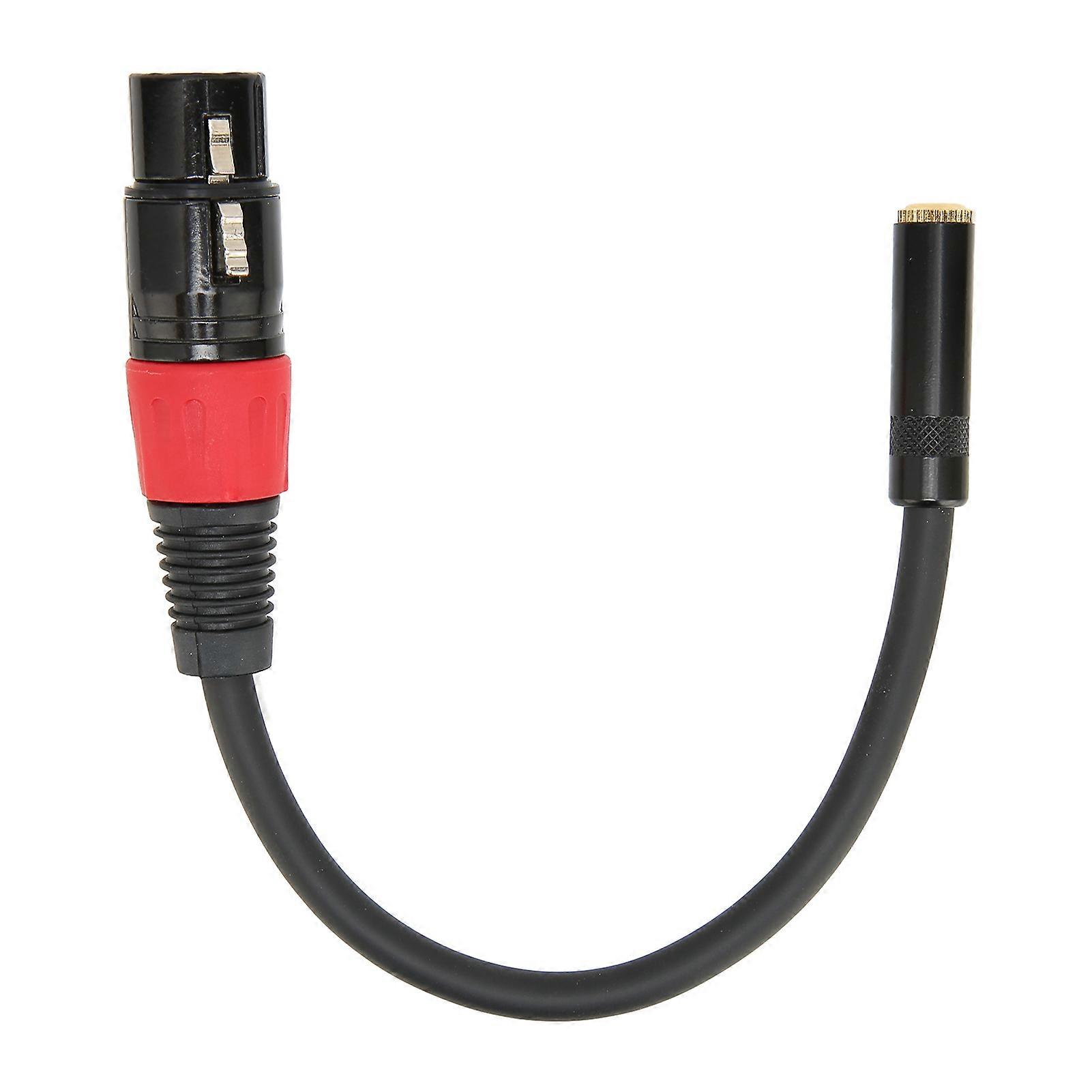 3.5mm to XLR Female Cable Professional Mini Jack Microphone Converter Wire for Camera Computer