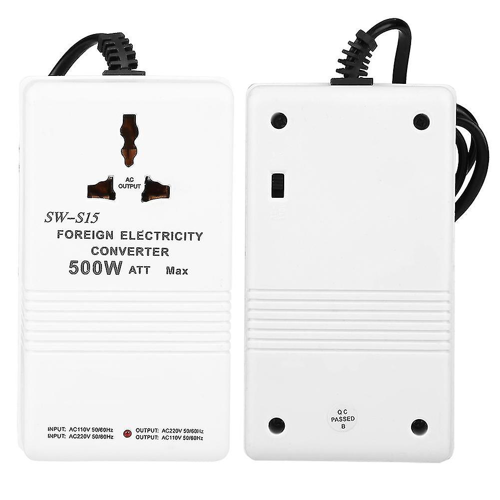 Sw-s15 500w Step-up&down Voltage Converter Transformer From 220v To 110v&220v To 110v Cn Plug