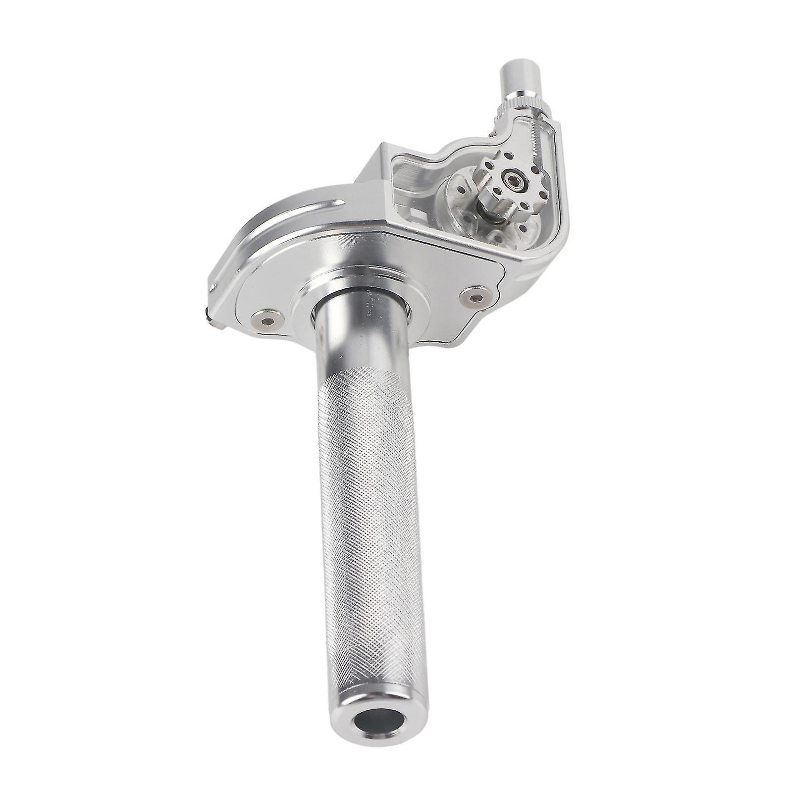 Cnc Aluminum Throttle Grips 22mm/0.87in Motorcycle Handlebar Replacement For Crf