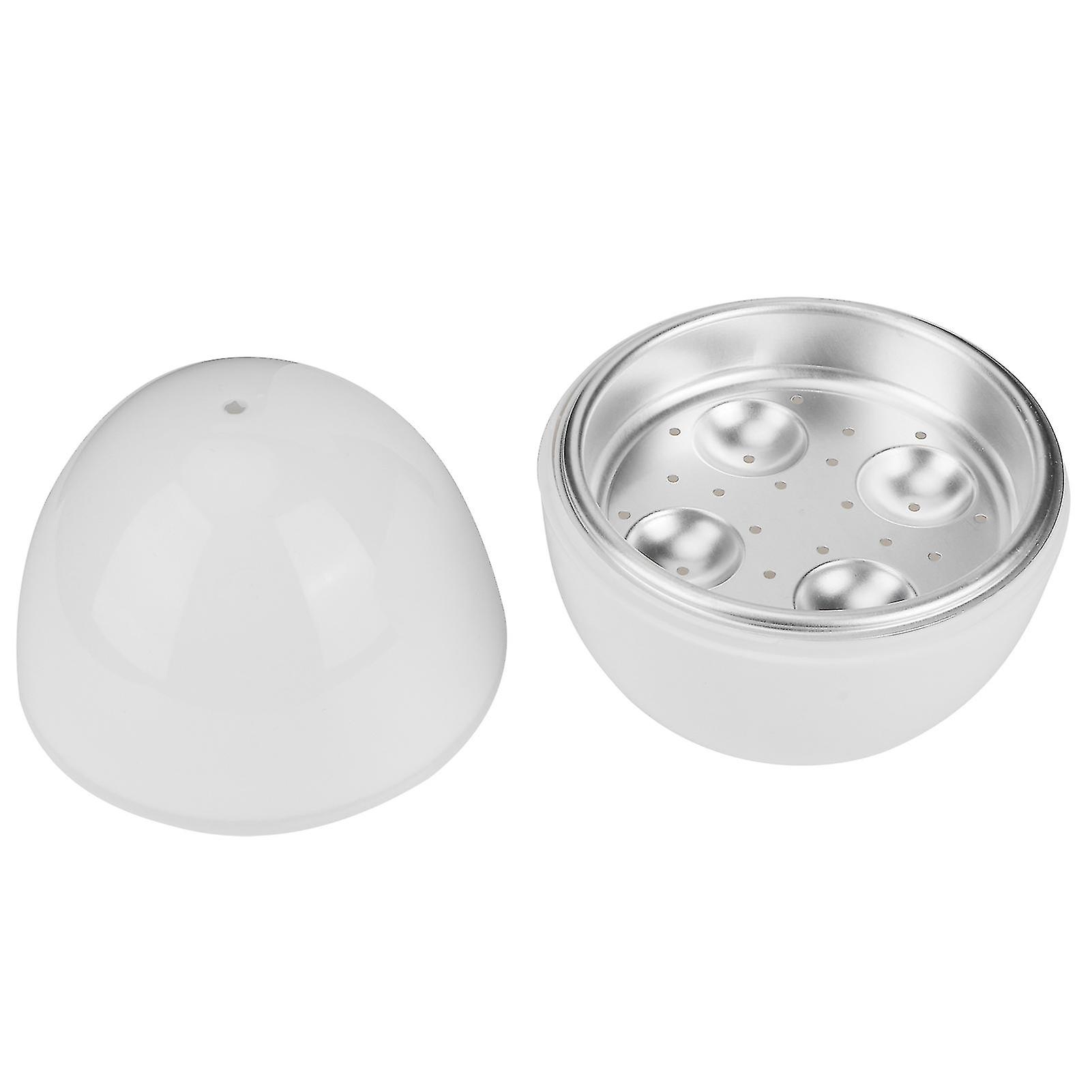 Microwave Egg Boiler, Durable Microwave Egg Cooker Practical Microwave Egg Coddler Rapid Egg Poacher Compact Egg Steamer for Hard or Soft 4 Eggs Cooki