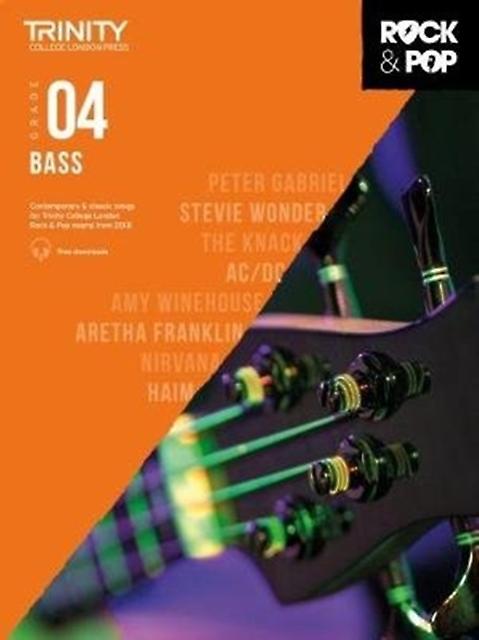 Trinity College London Rock Pop 2018 Bass Grade 4 Βιβλίο