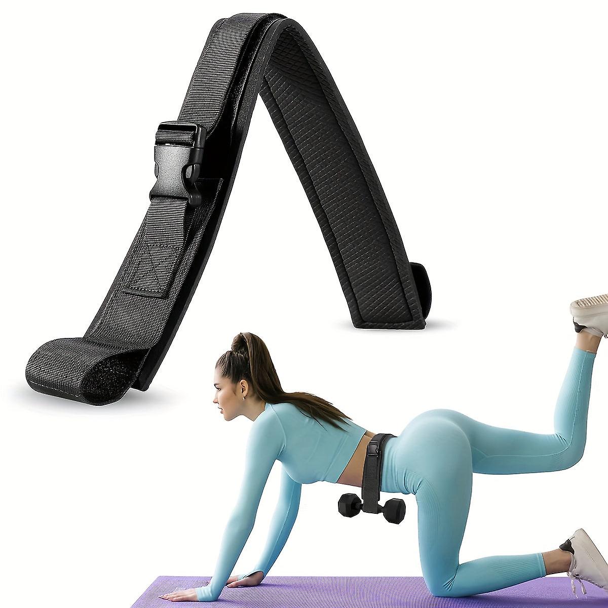 1Pc Hip Thrust Training Belt - Enhance Your Glute Workouts With Dumbbells - Perfect For Home And Indoor Sports