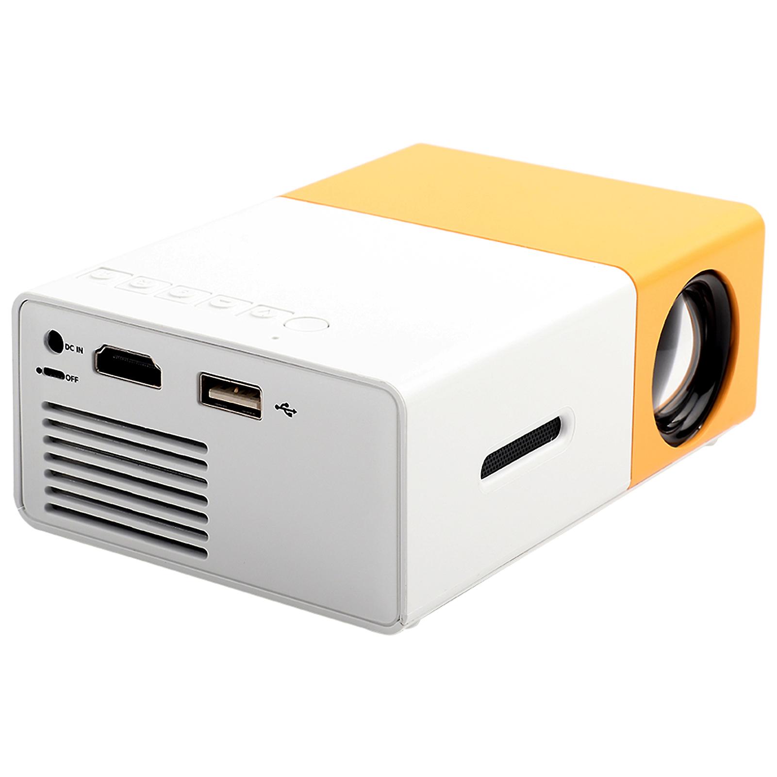 Portable Mini Projector with 1080P Resolution for Home Theater and Multiple Inputs