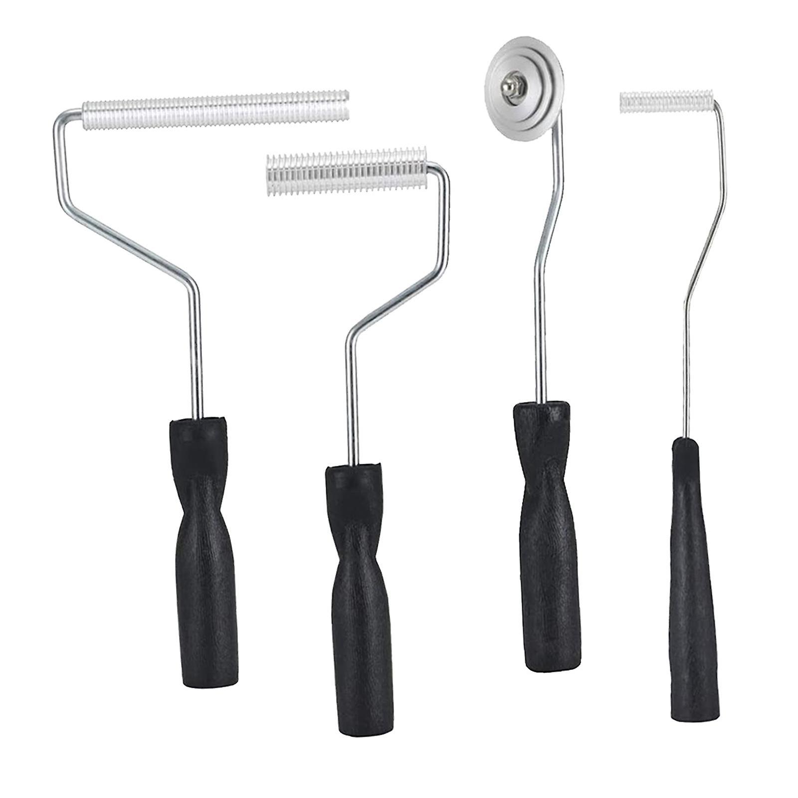 Fiberglass Mold & Part Epoxy Polyester Lamination Roller Kit 4pc Set