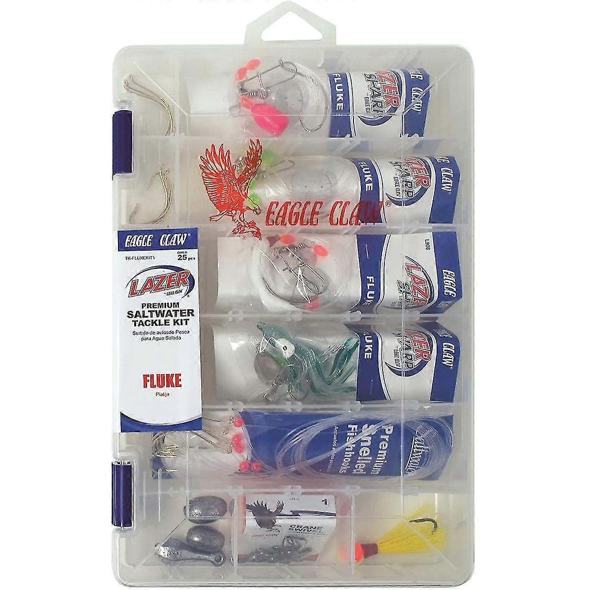 Eagle Claw Fluke Salzwasser Tackle Kit