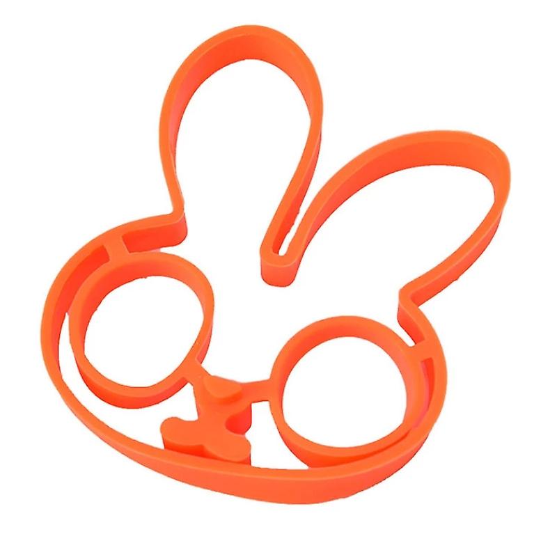 Silicone Egg Pancake Ring Mold (Orange)