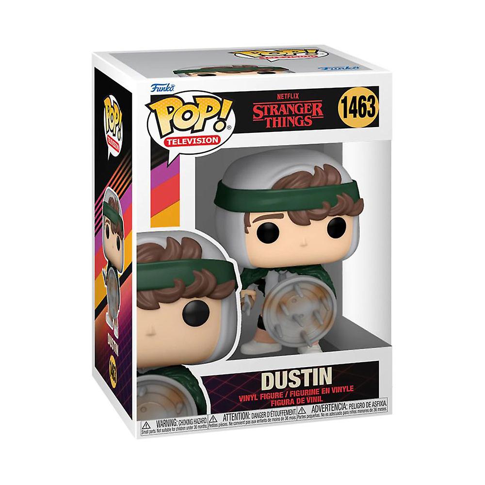 Stranger Things Hunter Dustin with shield Highly Collectable Pop! Vinyl Figure