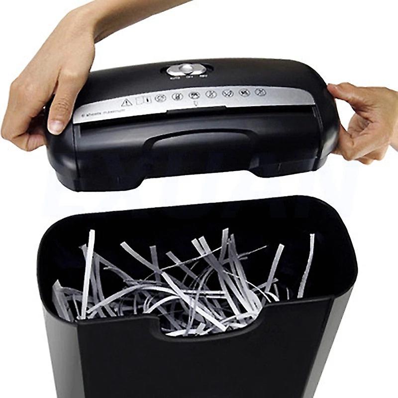 Paper 220v Electric Document Shredder 10lpaper Cutter Strip Mini Super Shredding Paper Crusher Office Home 180w