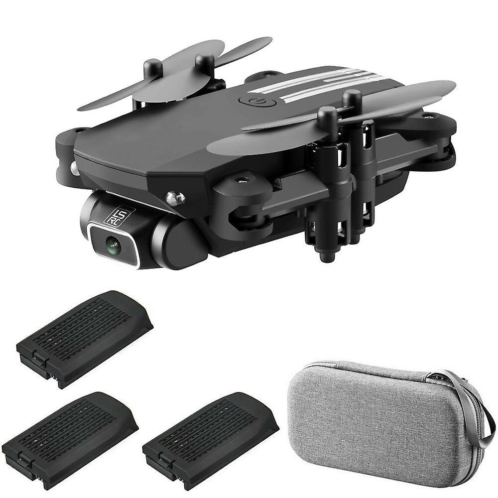 Mini Wifi Fpv With 4k Hd Camera Altitude Hold Mode Foldable Rc Drone Quadcopter Rtf Three Batteries