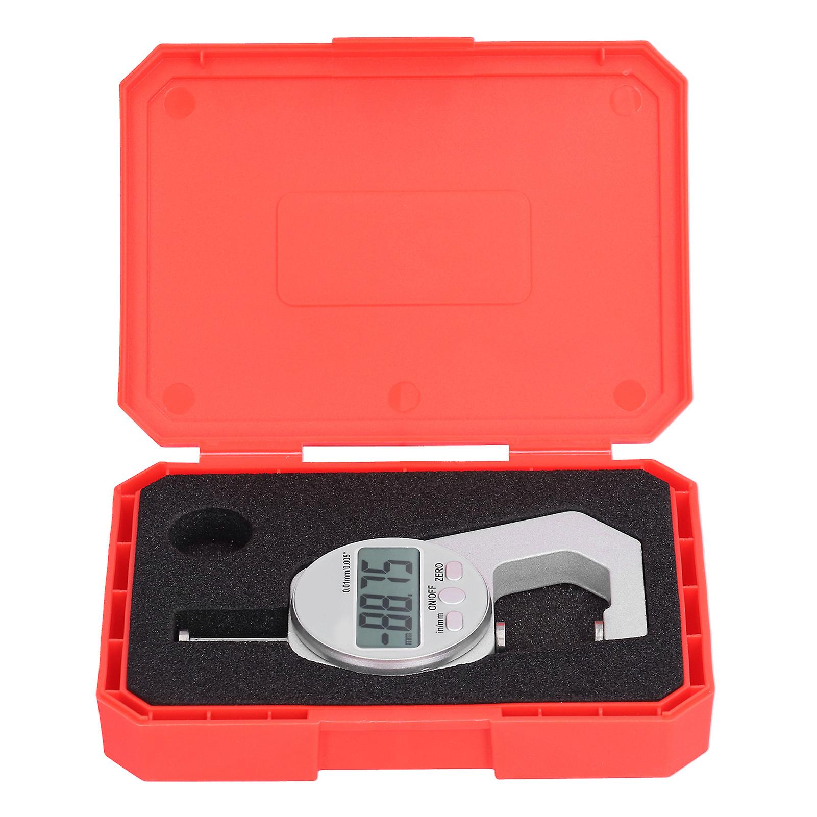 Digital Thickness Gauge LCD Large Low Power Consumption Convenient Sturdy Durable Electronic Thickness Meter0-20mm
