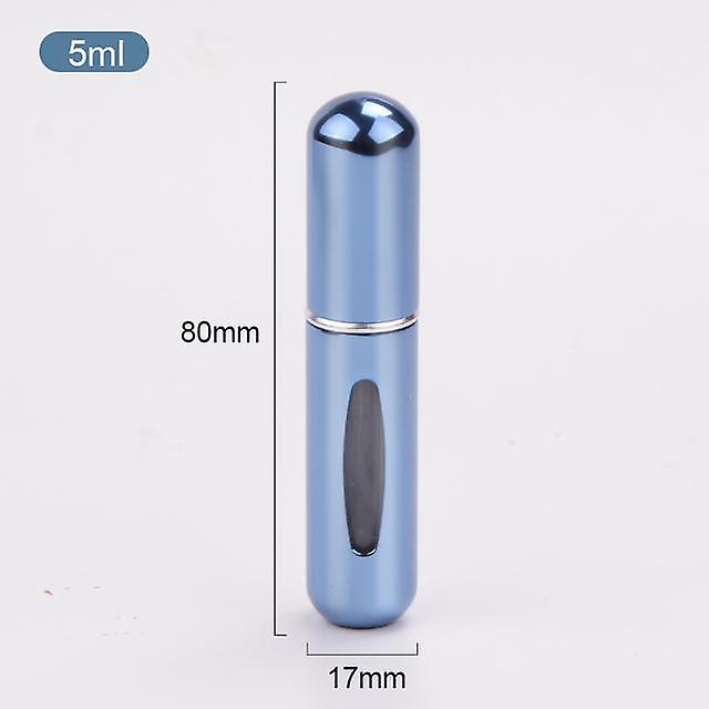 5ml New Portable Mini Refillable Perfume Bottle With Spray Scent Pump Empty Cosmetic Containers Atomizer Bottle For Travel Tool