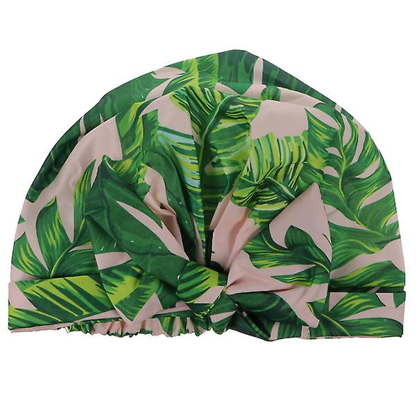 Bow Elastic Adjustable Shower Hat Hair Wrap