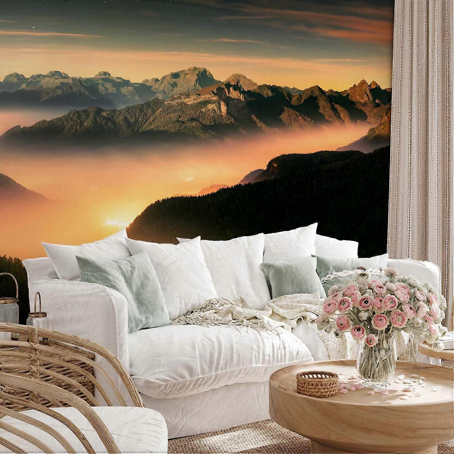 Self-adhesive Wall Mural - Mountain Breath - Third Variant