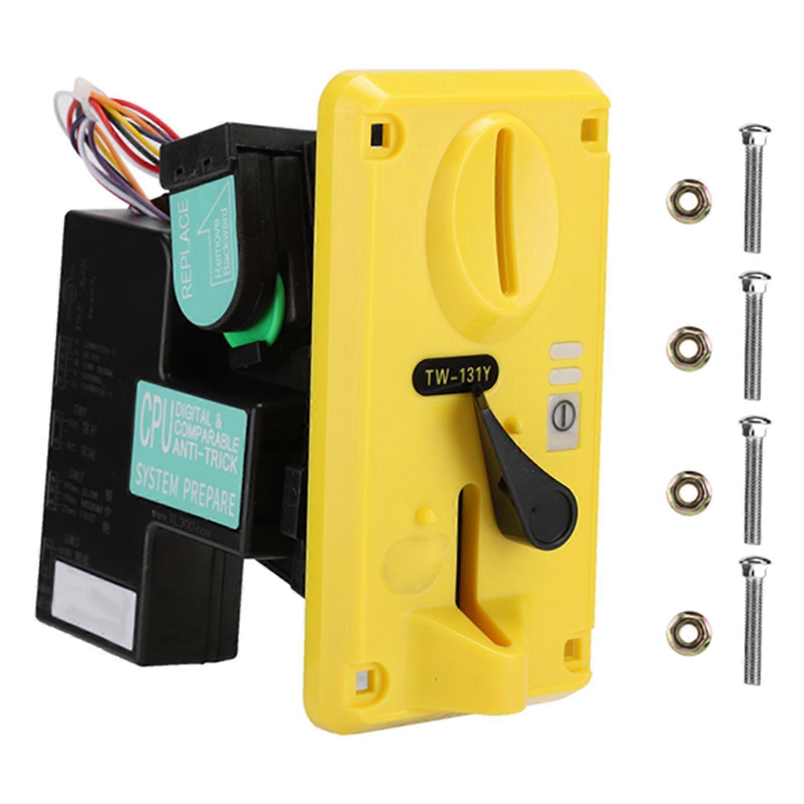 TW-131Y Machine de jeu Comparaison CPU Accepteur de pièces Collecteur Sélecteur Dispositif Jaune