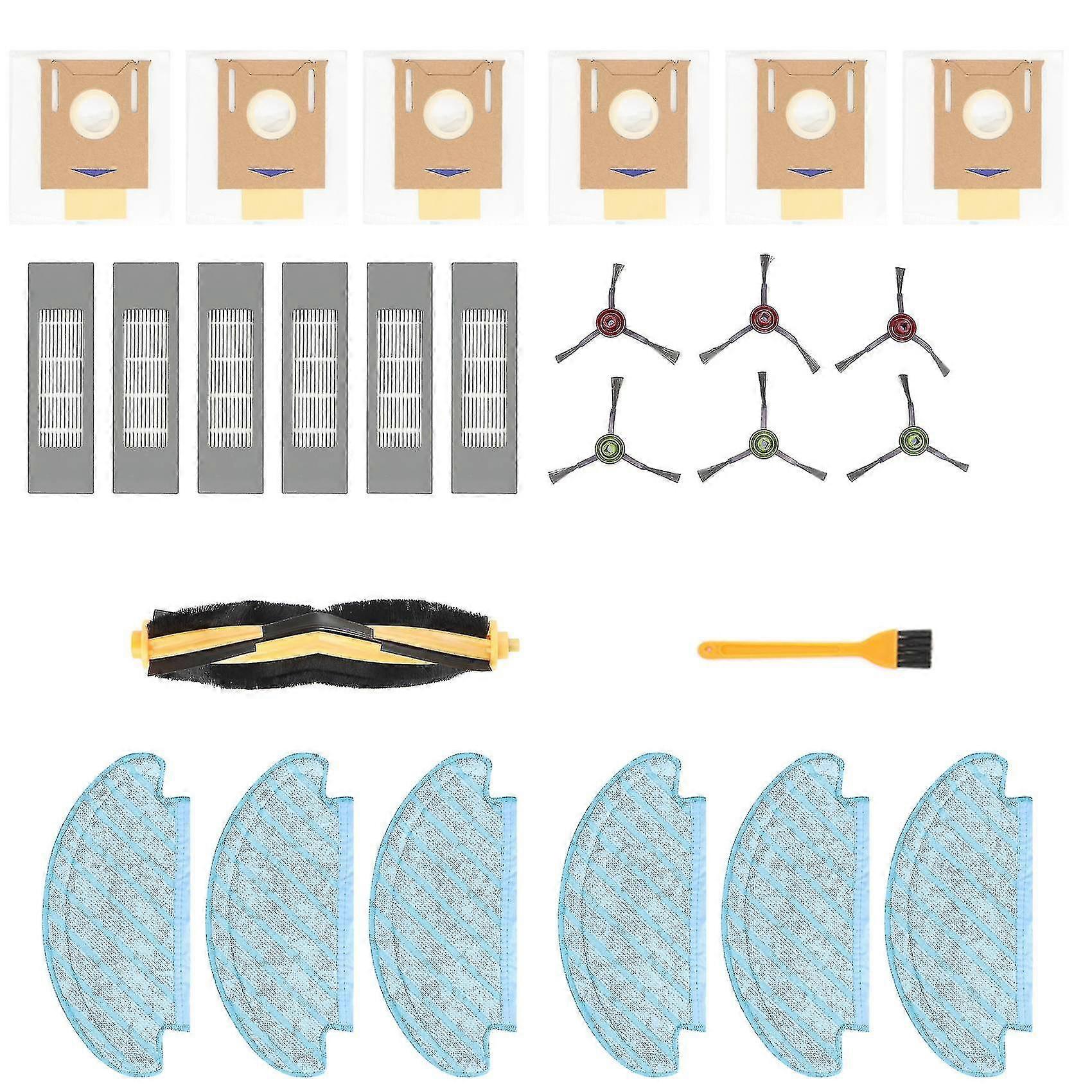 For Deebot Ozmo T8 / T8 Robot Vacuum Cleaner Main / Side Brush Bag Filter Parts Replacement