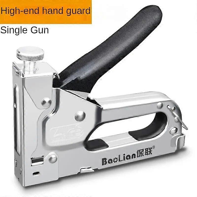 Manuel Agrafeuse Pistolet À Ongles Meubles Agrafeuse Rivet Trois 3-en-1 Pistolet Kit Cloueuses Rivet Outil Bois Porte Tapisserie Encadrement