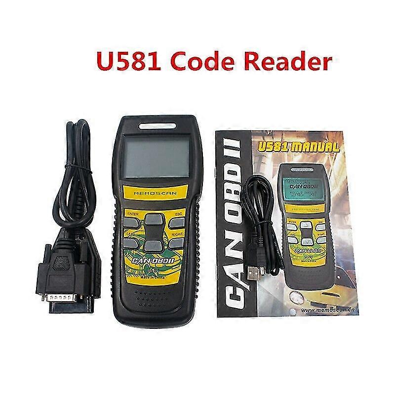 Memoscan u581 obd2 scanner live data u581 can bus car code reader automotive obdii professional diagnostic tool