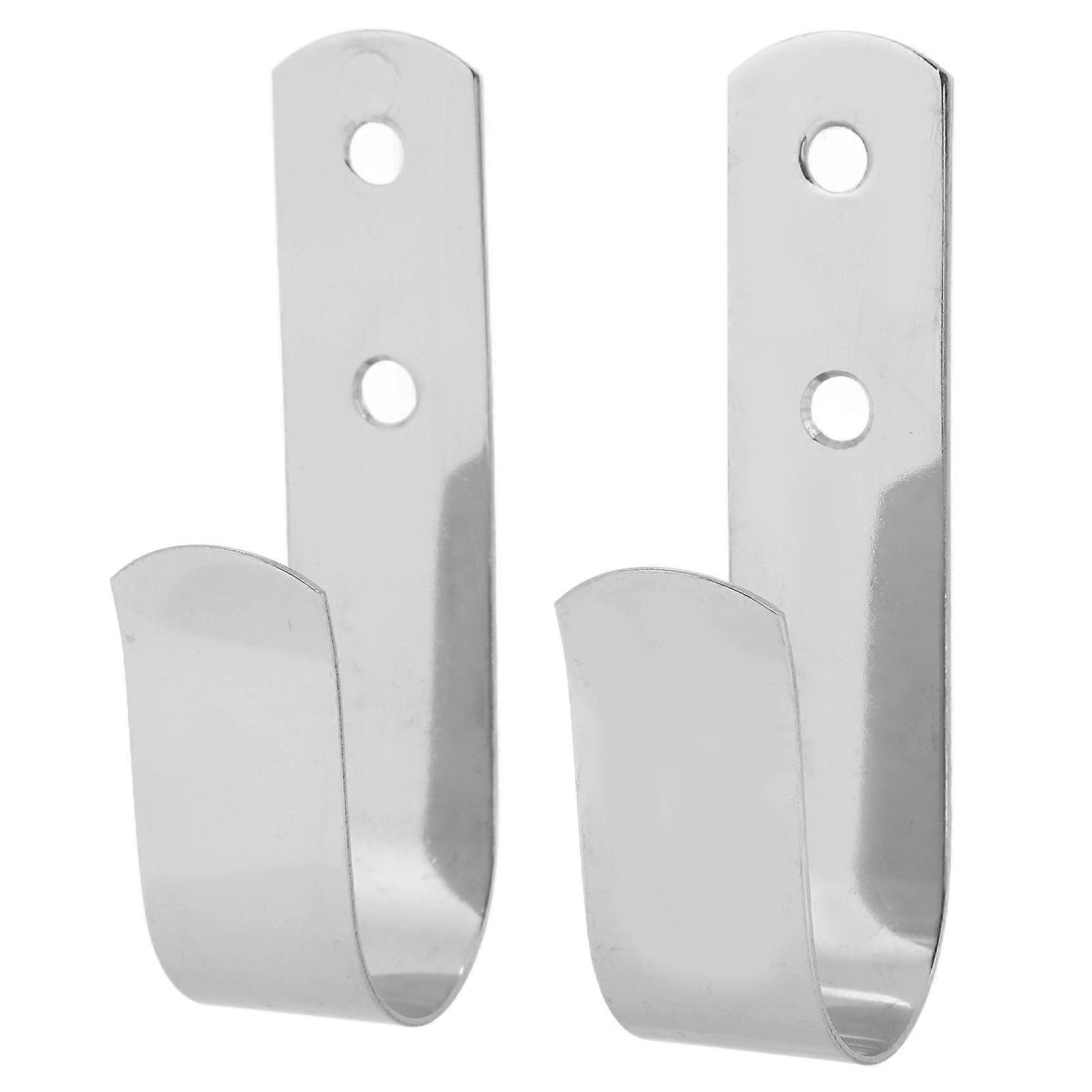 J Hook Bracket Rustproof Rugged Aço Inoxidável Liso Versátil J Gancho Hangers para Barcos Iates RVs