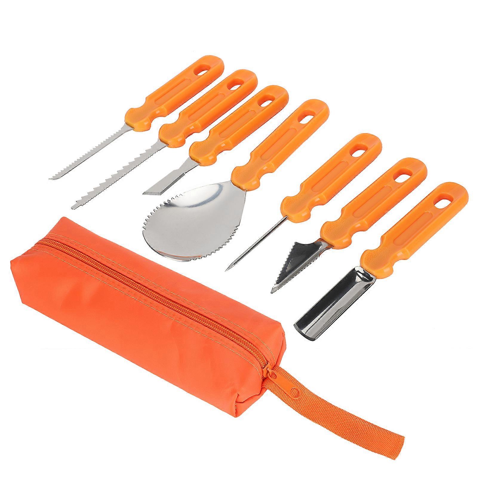 7pcs סט כלי פיסול חימר לדוגמנות דלעת כלי מטבח חריטה DIY אמנות מלאכת יד קישוט