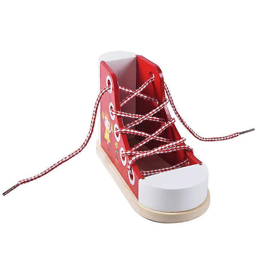 Shoes Toy Lacing Sneaker Learn To Tie A Shoe Threading Educational Toy For Encouraging Independence