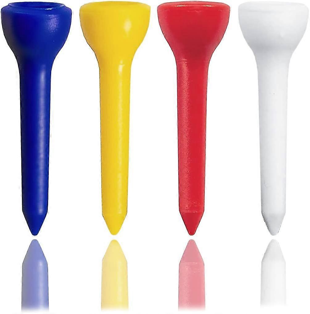 100 Count Plastic Golf Tees, 35mm Small Tees for Practice, Mixed Colors