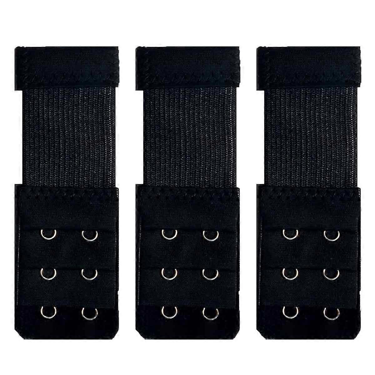 Women's Bra Extension Band Three rows two buckle elastic stretch bra extension band