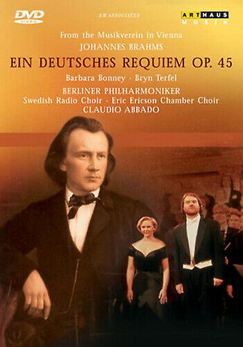 Brahms Ein Deutsches Requiem (Abbado) DVD (2004) Claudio Abbado cert E - Region 2