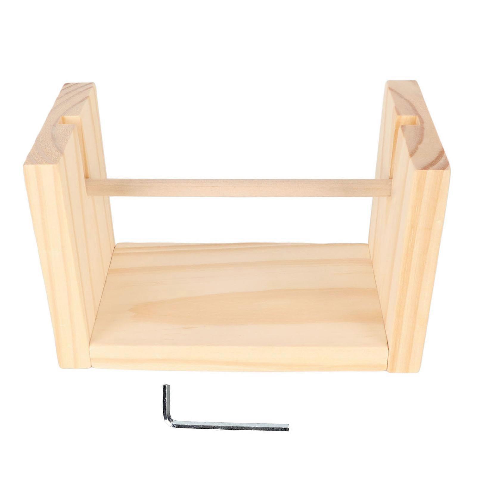Vaakasuora langanpidike 20cm Karan pituus Lis nopeutta DIY puinen langanpidike ompeluun Tikkaus