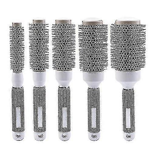 Blow Dryer Brush, Round Brush For Blow Drying Volume Styling Lightweight Antistatic Bristle 5 Size R