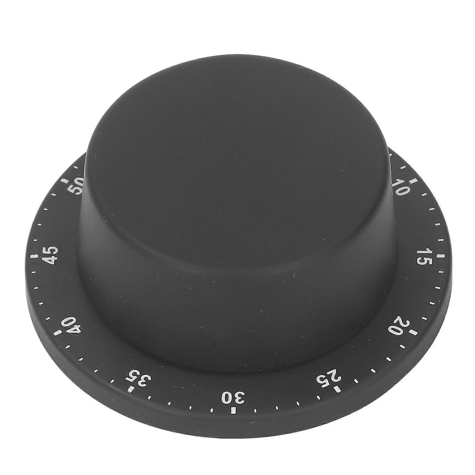 Wind Up Timer Magnetic Suction Outdoor Training 60 Minutes Manual Countdown Timer Black