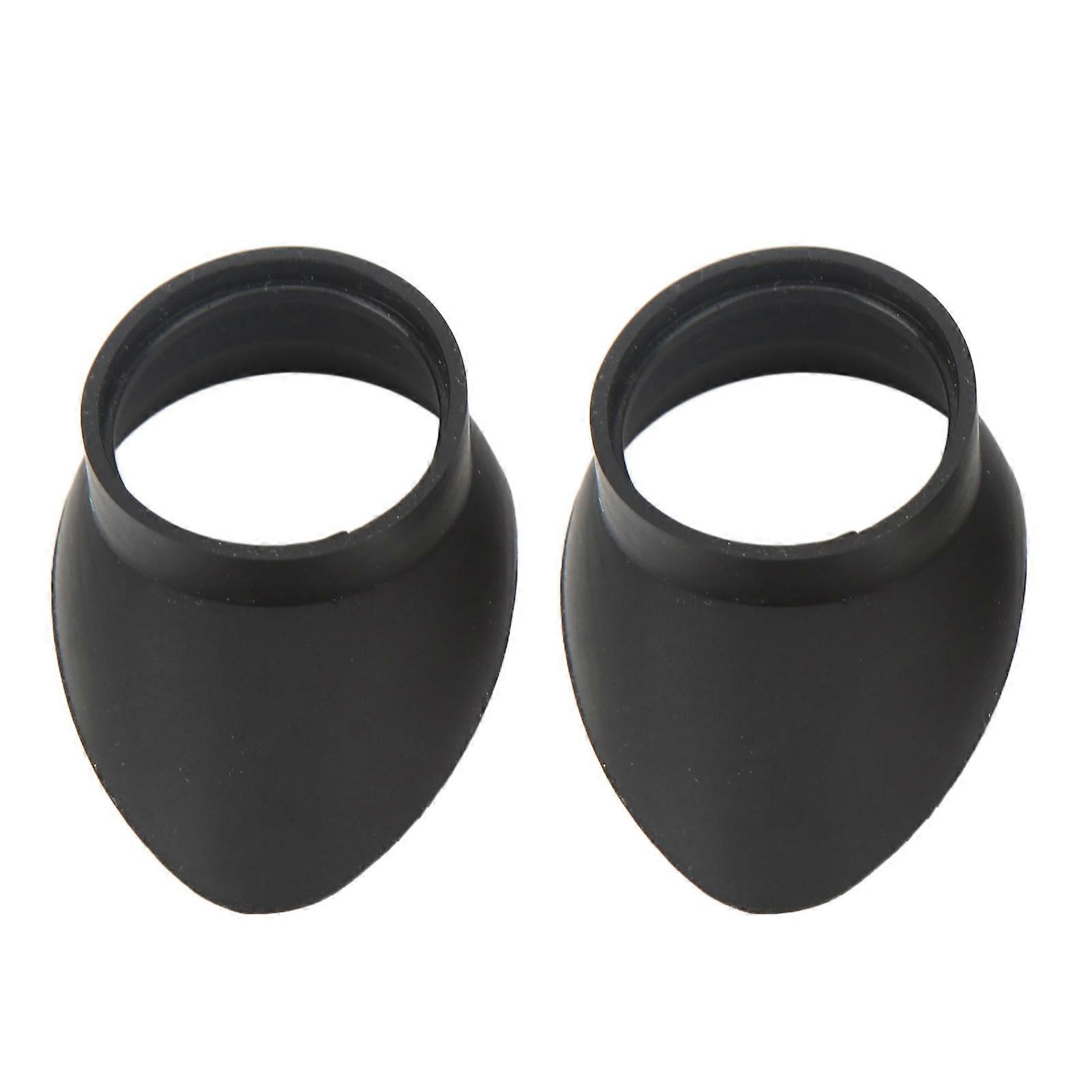 2pcs Rubber Eye Cups 27mm Inner Diameter Foldable Eyepiece Cover for Microscope Ocular Instrument Telescope