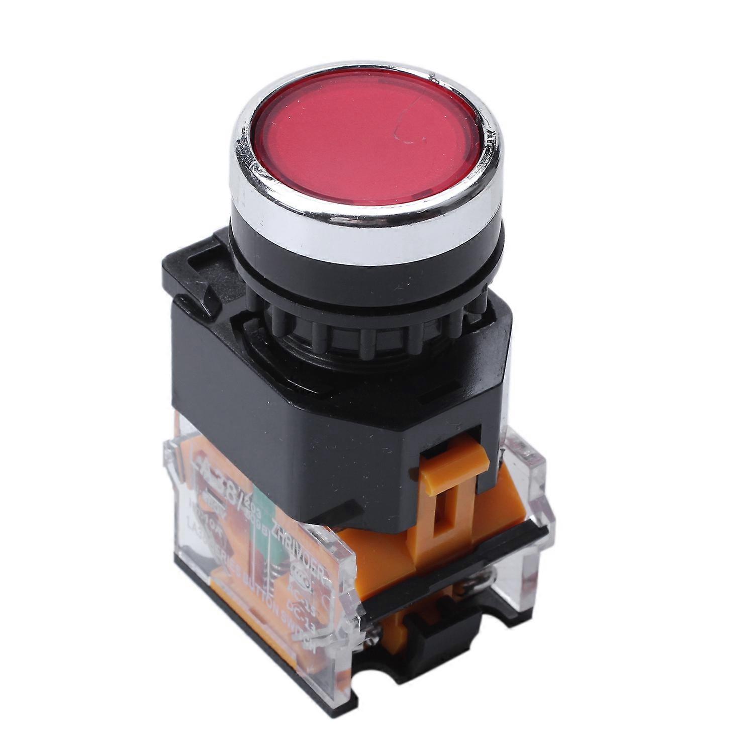 LA38-11/203 Push Button Momentary Heavy Duty Switch Red