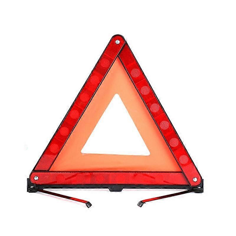 Car triangle warning board, reflective and foldable