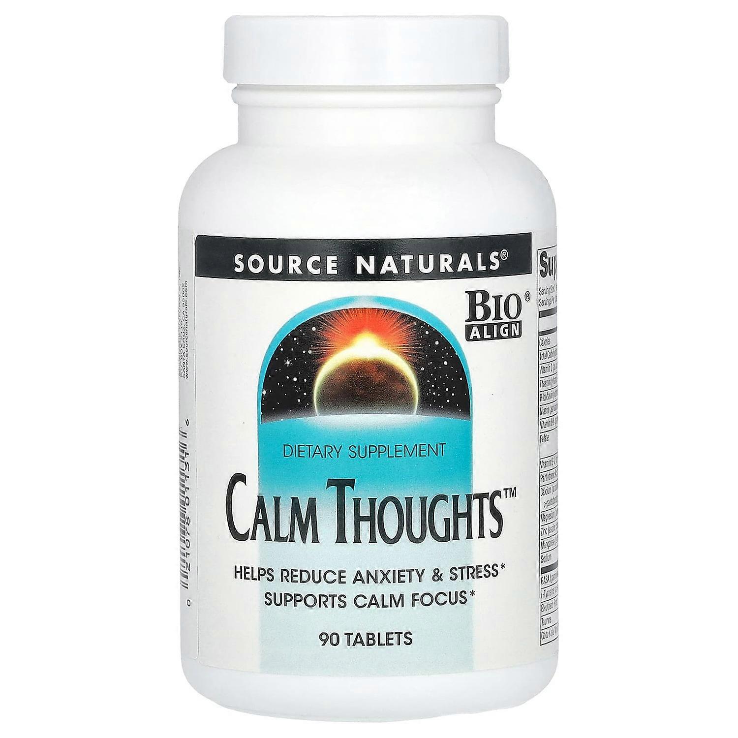 Source Naturals, Calm Thoughts, 90 Tablets